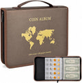 Coin Collection Book Holder for Collectors, 200 Pockets Collecting Album& 30 by Ankhohstoragehardcase