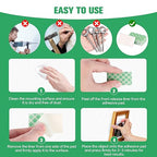 Double Sided Foam Tape Pads, 2mm Thick Heavy Duty White Polyurethane Foam - Image 5