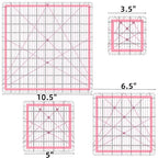 Quilting Rulers, 4 Square Quilting Templates - Image 4