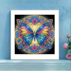 OJTOYART Colorful Butterfly Special Shaped Diamond Painting Kits, 5D Diamond - Image 3