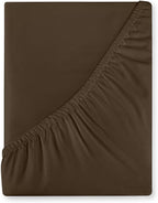 Royale Linens 400 Thread Count 100% American Grown Cotton Fitted Sheet Full Size by ROYALELINENS