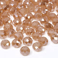 500pcs 6mm Crystal Glass Beads for Jewelry Making Faceted Rondelle Flat by Nitopupu