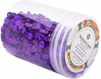 Mandala Crafts 6mm Cup Holographic Purple Sequins - Image 4