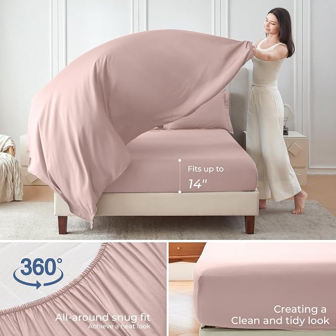 Sasttie Full Size Comforter Sets, 7 Pieces Bed in a Bag Full, Complete Bedding - Image 4