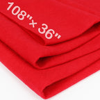 XSEINO Red Large Felt Fabric 108" X 36 ", 1.4 mm Thick Soft Felt Fabric Sheet by XSEINOiscreating%EF%BC%81