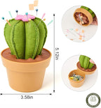 Cactus-Shaped Pin Cushion in a Pot - Image 2