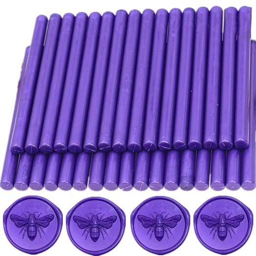 Purple Wax Seal Sticks, Mini Gun Waxsticks Great by ONWINPOR