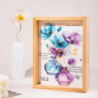 Yoksas 60 Pcs Large Holographic Shiny Flower Vase Scrapbooking Stickers - Image 4