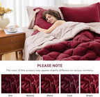 MUXHOMO 7 Pieces Full Comforter Set, Reversible Bed in a Bag Full Size - Image 4