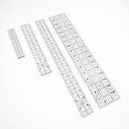 Sewing Rulers Quilting Ruler, Acrylic Quilting Templates, Sewing Tools - Image 3