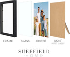 Sheffield Home 4 Piece Gallery Wall Frame Set, 8x10 Inch, 5x7 Inch, and 4x6 Inch - Image 5