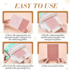 Geiserailie 8 Pcs Embossing Folders 2d/3D Embossing Machine Template Paper Card - Image 3