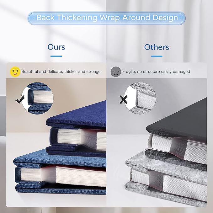 Popotop Large Photo Album Self Adhesive 4x6 5x7 8x10 Scrapbook Album DIY - Image 6