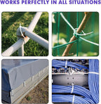 Zip Ties, RAZCC 1200pcs White Cable Zip Ties 8 Inch, Heavy Duty Plastic Wire - Image 7