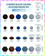 FIVEIZERO 172PCS Silicone Beads - Image 2