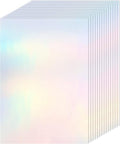 Clabby 36 Sheets Holographic Sticker Paper A4 Vinyl Holographic Laminate Sheets by Clabby