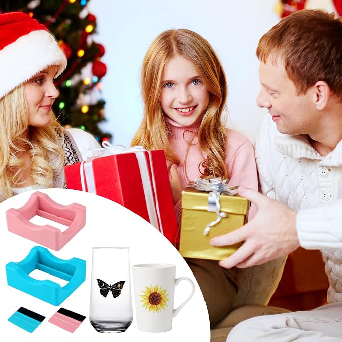 Silicone Cup Cradle for Tumblers, 2 Pack Tumbler Holder for Crafts - Image 7