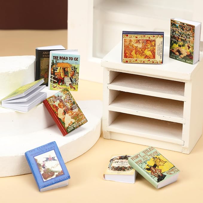 Mini Fairy Books 24pcs 1:12 Scale Miniature Books Dollhouse Books | Includes 24 - Image 4