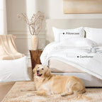 Andency White Comforter Set Full, 3 Pieces Boho Lightweight Bedding Comforters - Image 5