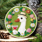 INFUNLY Goose Wreath Punch Needle Kit - Image 4