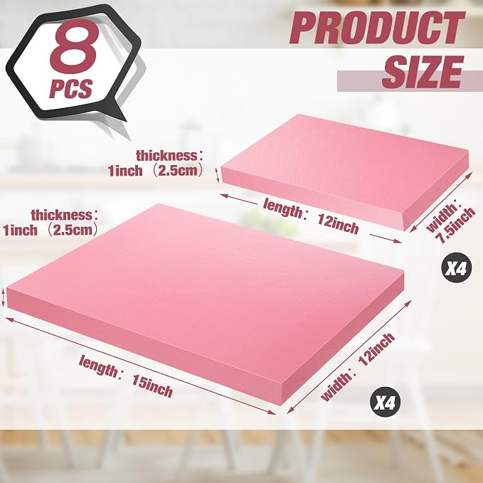 Xps Foam 12 x 15 and 12 x 7.5 Polystyrene Rectangles Foam Board Craft - Image 2
