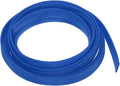 uxcell PET Expandable Sleeving 10ft 1/2" Blue Cable Management Sleeve Cord by uxcell