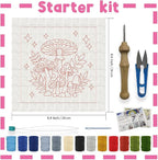INFUNLY 2PCS Mushroom Punch Needle Kit - Image 2