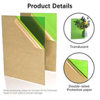 Translucent Green Acrylic Sheets 8*12 inch 1/8" Thick Red Transparent Cast - Image 3