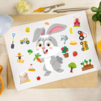 48 Sheets Create Funny Farm Animals Stickers, Make a Face Stickers - Image 2