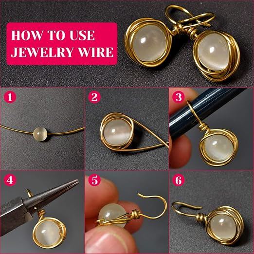 Anezus 18 Gauge Jewelry Wire for Jewelry Making, anezus Craft Wire Tarnish - Image 5