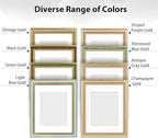 Golden State Art, 11x14 Ornate Picture Frame Holds 8x10 Photo, build-in hangers - Image 9