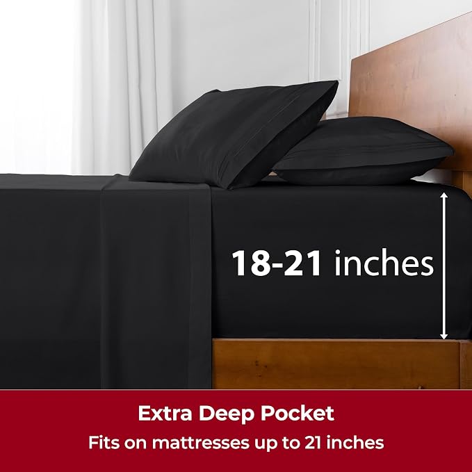 Mellanni Extra Deep Twin Sheets - Image 6
