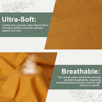 59”W Cotton Flannel Fabric, Super Soft 150GSM, Medium Weight Solid Arts & - Image 3