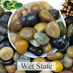YISZM 40lbs Natural River Rocks, 1-2" Premium Pebbles - Image 3