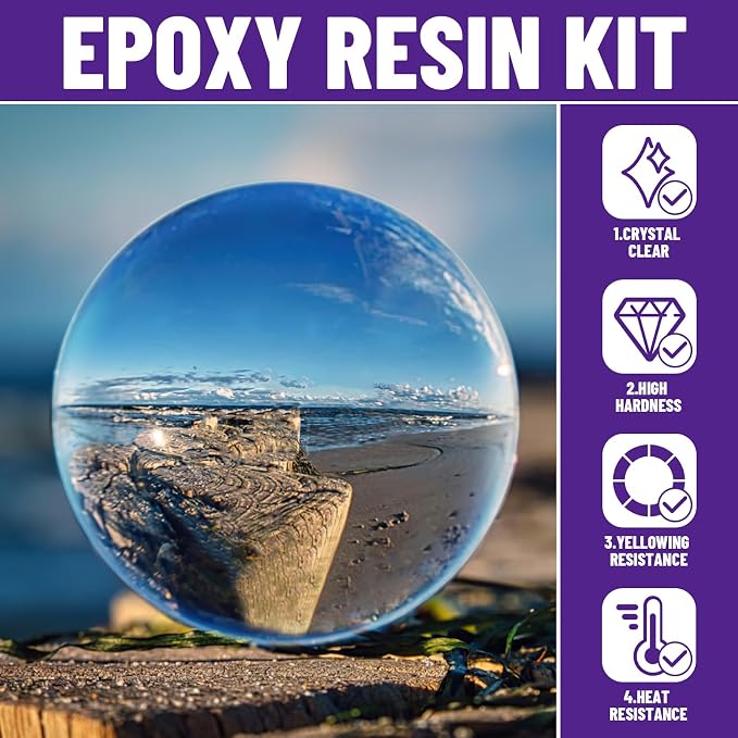 Bond Craftor Epoxy Resin Kit 1Gallon, Casting Resin - Image 3