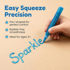 Tassel Toppers Non Toxic Washable Glitter Glue Stick Set, Quick Drying Color - Image 4