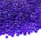 Keedolla 0.9 Lb Cobalt Blue Frosted Sea Glass Stones Fish Tank Rocks Gravel by Keedolla