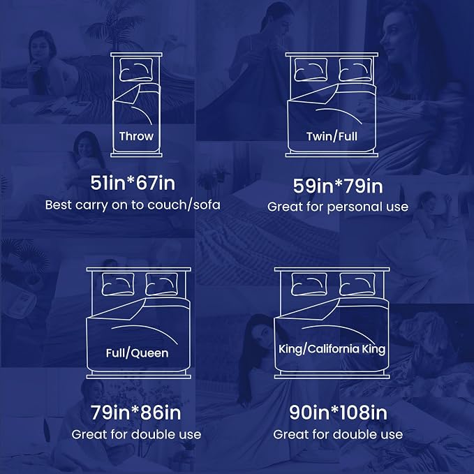Elegear Revolutionary Cooling Blanket Queen, Absorbs Heat to Keep Body Cool - Image 9