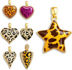 7Pcs Exquisite CZ Charms for Jewelry Making, Cubic Zirconia Gemstone, Prong by stino