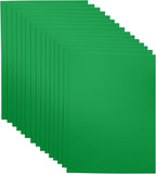 Green EVA Foam Sheets for Crafts, 9 x 12 Inch, 2mm Thickness, 15 Pack – Ideal by Ader+Products