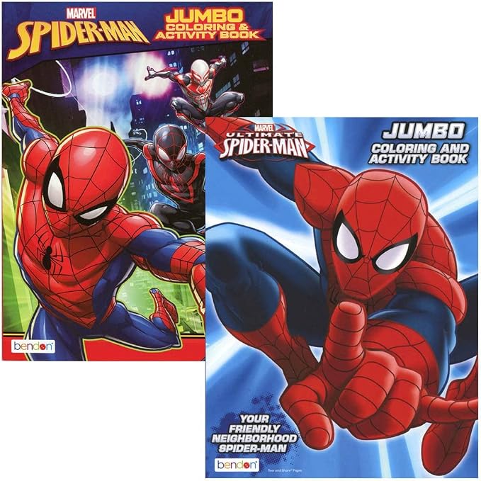 Spiderman Coloring & Activity Book Set Bundle by BendonInc