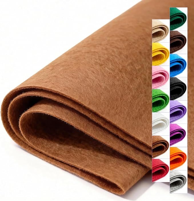 Felt Fabric 36'' X 36'' Large Felt Sheets Stiff Craft Felt by The Yard by FEIYAUMI