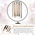 Marspark 12 Pieces Chinese Calligraphy Brushes Painting Writing Watercolor Ink - Image 3
