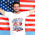 Tintnut USA Flag Heat Transfer Vinyl- 10 Pcs 12x10in Iron on Vinyl | 10x12in - Image 6