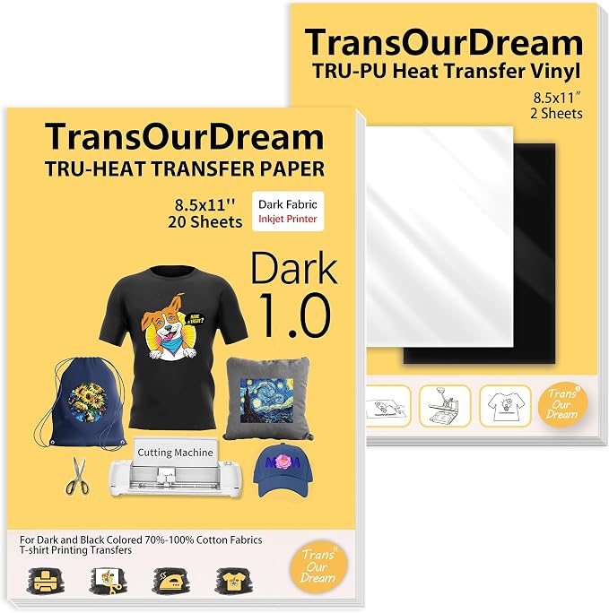 TransOurDream Tru-Iron on Heat Transfer Paper by TransOurDream