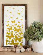 Floral Stencils for Crafts Reusable Texture Stencils Leaf Background Stencil - Image 6