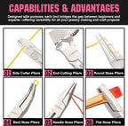 10-Piece Jewelry Pliers Set Jewelry Making Tools - Image 2