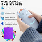 SHARE&CARE Glitter Vinyl Permanent Adhesive Sheets, Women Gift - Image 5