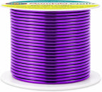 Mandala Crafts 14 Gauge Purple Anodized Aluminum Craft Wire, 60 FT | Colored - Image 2