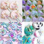 Mermaid Theme Cake Mold, Coral Silicone Mold Cupcake Toppers Mold - Image 5